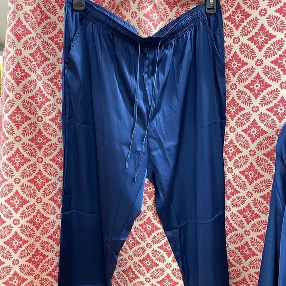 Yimanie button down top & pants pajama set loungewear - Picture 4 of 7